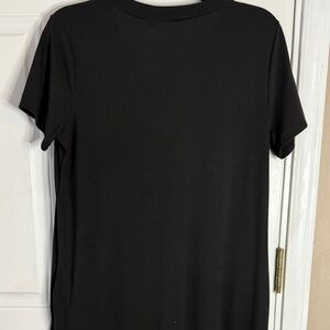 Classic Black T-Shirt Dress